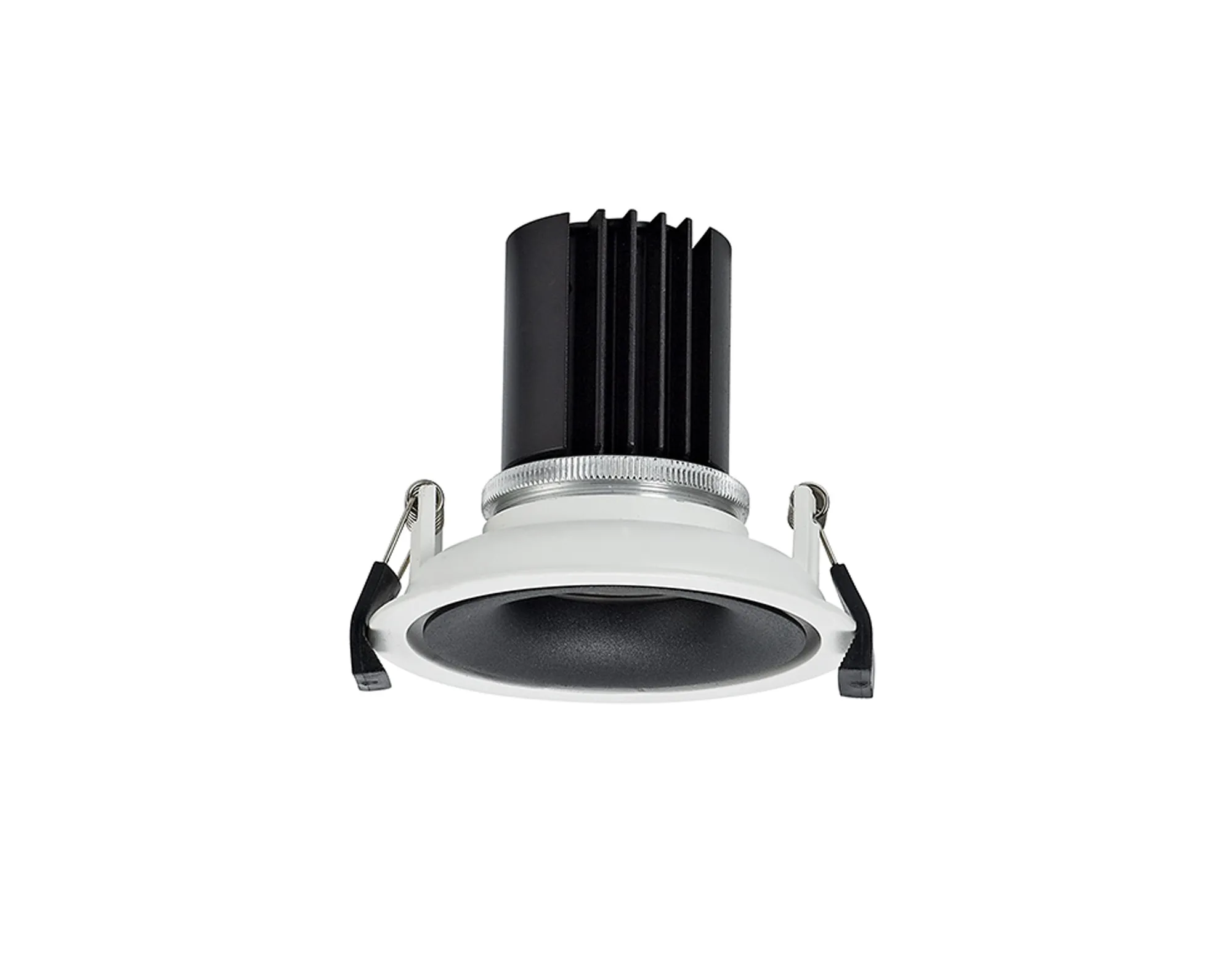 Bolor 12 Tridonic Powered 12W 4000K 1200lm 12° CRI>90 LED Engine White/Black Fixed Recessed Spotlight, IP20